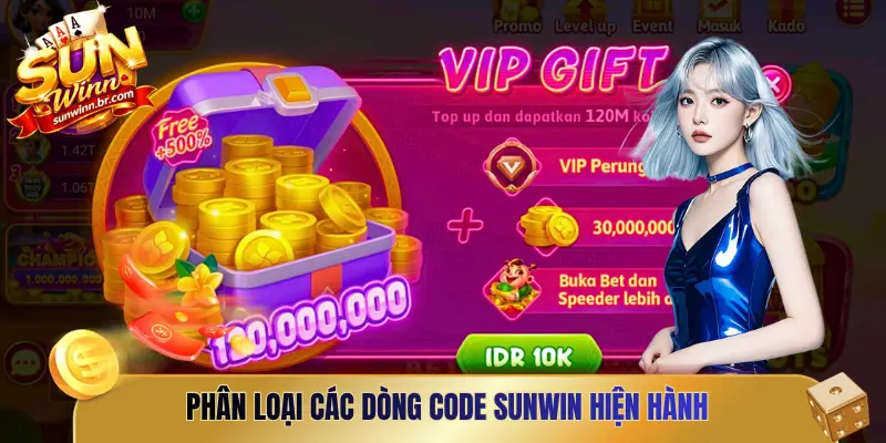 Phân loại các dòng Code Sunwin hiện hành